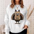 Thanksgiving Turkey Disguised As A Dog Sweatshirt Gifts for Her