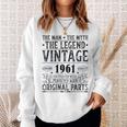 Vintage 1961 S Für Herren Retro 1961 Geburtstag Sweatshirt Geschenke für Sie