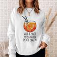 Wer A Sagt Muss Auch Perol Sagen X New Holy Aperoli Fun Sweatshirt Geschenke für Sie