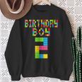 2 Geburtstag 2 Jahre Alter Junge Bausteine Bricks Boys Sweatshirt Geschenke für alte Frauen