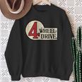 4-Wheel Driveintage 4X4 Overland Emblem 4Wd Sweatshirt Geschenke für alte Frauen