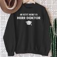 Ab Jetzt Heißt Es Herr Doktor Jumper Doctoratel Promotion Sweatshirt Geschenke für alte Frauen