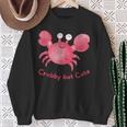 Adorablemente Lindo Cangrejo Para Niñas Niños Cangrejo Pero Lindo Camisa de entrenamiento Regalos para ancianas