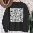 Ahegao Otaku Anime Dripping Drooling Anime Weeb Love Sweatshirt Geschenke für alte Frauen