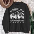 Alpenüberquerung Oberstdorf Merano E5 Alpine Crossing Sweatshirt Geschenke für alte Frauen