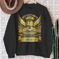 Als Gott 40 Jahre Ago Schuf Feuerwehrmann 40Th Birthday Sweatshirt Geschenke für alte Frauen