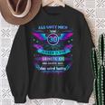 Als Gott Mich 30 Jahreor Schuf Grinste Er 30Th Birthday German Sweatshirt Geschenke für alte Frauen