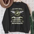 Als Gott Mich Schuf Grinste Er Zodiac Sagittarius Sweatshirt Geschenke für alte Frauen