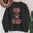 Als Ich Eine Hand Brauchte War Da Ein Kromfohrländer German S Sweatshirt Geschenke für alte Frauen