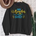 Amusant Pour Lesacances D'été Avec Inscription These Beaches Be Shady Sweater e Cadeaux pour les femmes âgées