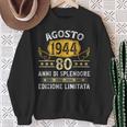 Annata Agosto 1944 Uomo Donna Regalo Anni 80 Compleanno Felpa Regalos para ancianas