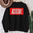 Asozial Sweatshirt Geschenke für alte Frauen