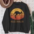 Australia Retro Kangaroo intage Outback Sunset Aussie Felpa Regalos para ancianas