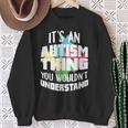 Autismus Lustige Sprüche Autistisch Autist Sweatshirt Geschenke für alte Frauen