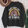 Back To School Happy First Day Of School For Teachers Sweatshirt Gifts for Old Women
