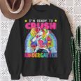 Back To School Unicorn I'm Ready To Crush Kindergarten Kid Sweatshirt Gifts for Old Women
