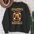 Bademeister Macht Bierpause Meer Swimming Pool Sweatshirt Geschenke für alte Frauen