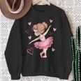 Ballerina Ballerina Ballerina Con Cuori Ballerina Danza Felpa Regalos para ancianas