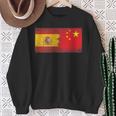 Banderas España China Español Chino Camisa de entrenamiento Regalos para ancianas