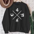 Barista Kaffee Espresso Cappuccino Kaffeemaschine Sweatshirt Geschenke für alte Frauen