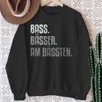 Bass For Bassisten Sweatshirt Geschenke für alte Frauen