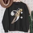 Bass Clef Guitar Bass Player Musician Felpa Regalos para ancianas