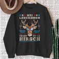 Bayern Wiesn Bekleidungolksfest Outfit Herren Short Sleeve Mei Lederhosn Trogt No Da Deer Costume Oktoberfest S Sweatshirt Geschenke für alte Frauen