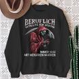 Beruflich Wollte Ich Schon Immer Was Mit Menschen Machen Half Sleeve Sweatshirt Geschenke für alte Frauen