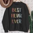 Best Henk Ever Retrointage First Name Sweatshirt Geschenke für alte Frauen