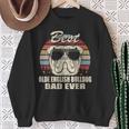 Best Olde English Bulldog Dad Everintage Retro Sweatshirt Geschenke für alte Frauen