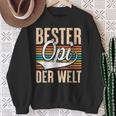 Bester Opi Der Weltintage Saying Grandfather Sweatshirt Geschenke für alte Frauen