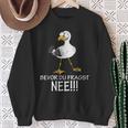 Bevor Du Fragst Nee Seagulls Kein Bock Lust Sweatshirt Geschenke für alte Frauen