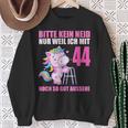 Bitte Kein Eneid Gut Aussehe 44 Jahre Unicorn 44Th Birthday Sweatshirt Geschenke für alte Frauen