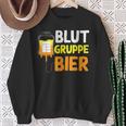 Blut Gruppe Sweatshirt Geschenke für alte Frauen