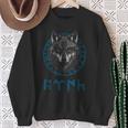 Bozkurt Wolf Ornament Göktürk Motif Turkish Style Sweatshirt Geschenke für alte Frauen