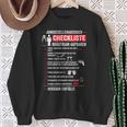 Bräutigam Jga Aufgaben Checkliste Stag Party Sweatshirt Geschenke für alte Frauen