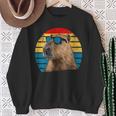Capybara Retro Roditore Carino Capibara Animale Domestico Per Uomo Donna Felpa Regalos para ancianas