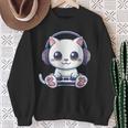 Cat Gaming Sweatshirt Geschenke für alte Frauen