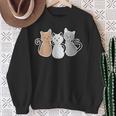 Cat Kitten Cat Sweatshirt Geschenke für alte Frauen