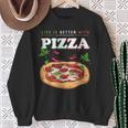 Cibo Italiano Divertente Che Dice Laita Con Il Pizzaiolo Felpa Regalos para ancianas