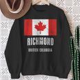 Città Di Richmond Canada Bandiera Canadese Souvenir Felpa Regalos para ancianas