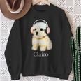 Clairo Dog Sweatshirt Geschenke für alte Frauen