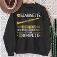 Clarinet Entschädigung Blasmusik Festival Clarinettist Sweatshirt Geschenke für alte Frauen