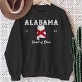Con Cuore Di Dixie Dell'alabama Usa Patriottismo Felpa Regalos para ancianas