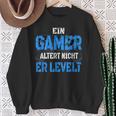 Console Player Ein Gamer Alter Nicht Er Levelt Sweatshirt Geschenke für alte Frauen