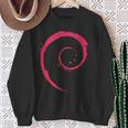Cool Minimalista Debian Spiral Felpa Regalos para ancianas