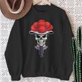 Cool Skull Bollenhut Forest Skull Sweatshirt Geschenke für alte Frauen