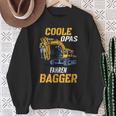 Coole Opas Fahren Bagger Digger Driver Grandpa Sweatshirt Geschenke für alte Frauen