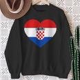 Croatia Flag Croatia Children's Croatia Hrvatska Sweatshirt Geschenke für alte Frauen