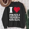 Cuore Rosso Amo Friuli-Venezia Giulia Felpa Regalos para ancianas